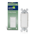 Leviton 05603-2WS 15 amps Three Pole Rocker AC Quiet Switch White 1/Pack