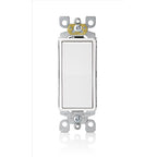 Leviton 05603-2WS 15 amps Three Pole Rocker AC Quiet Switch White 1/Pack