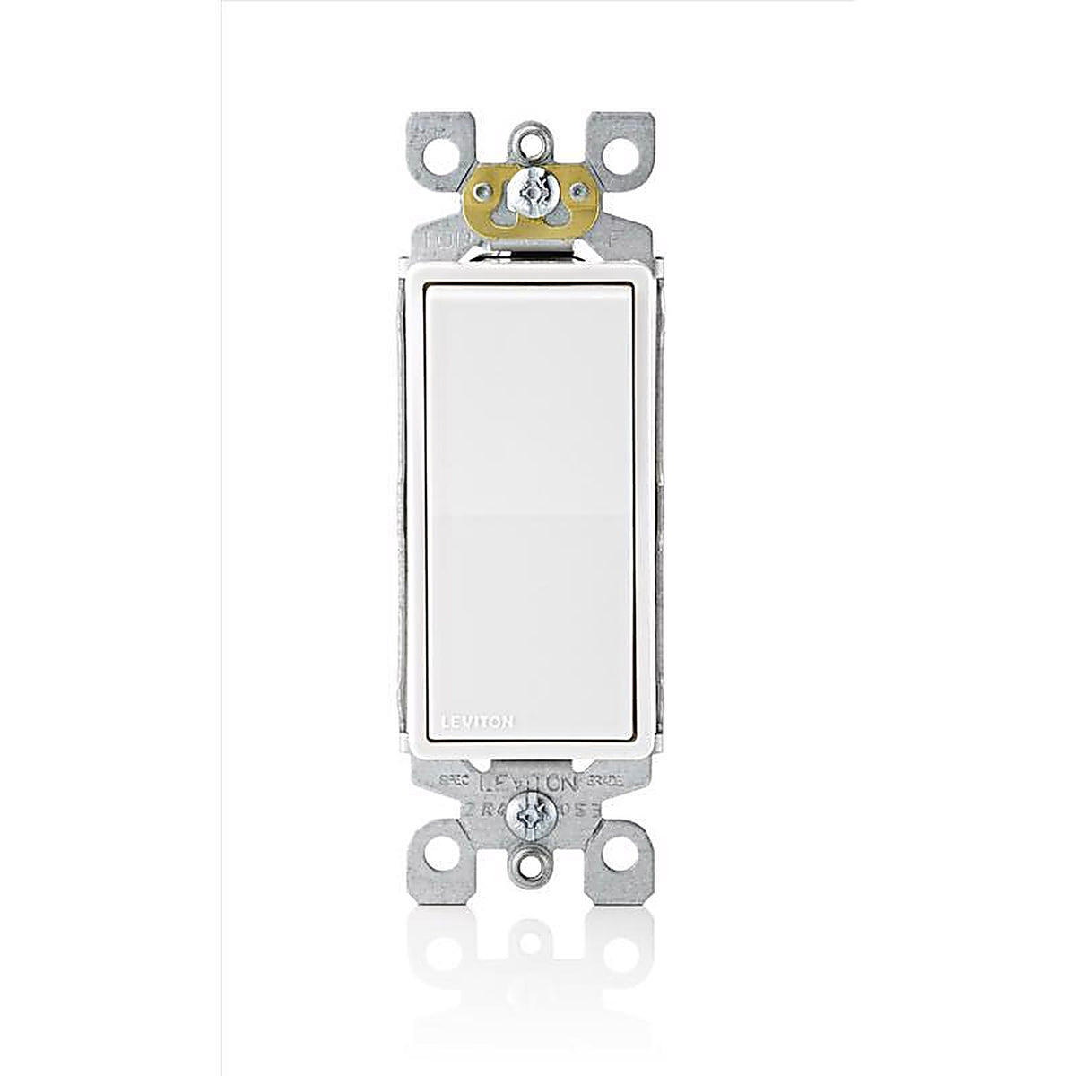 Leviton 05603-2WS 15 amps Three Pole Rocker AC Quiet Switch White 1/Pack