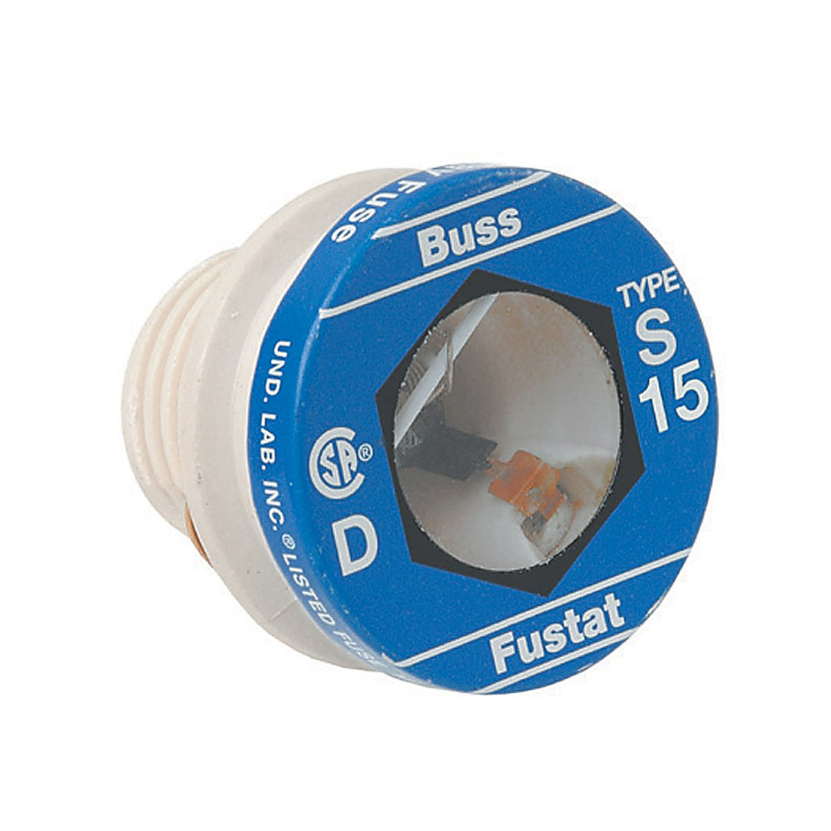 Bussmann S-15 15 amps Dual Element Tamper Proof Plug 4/Pack