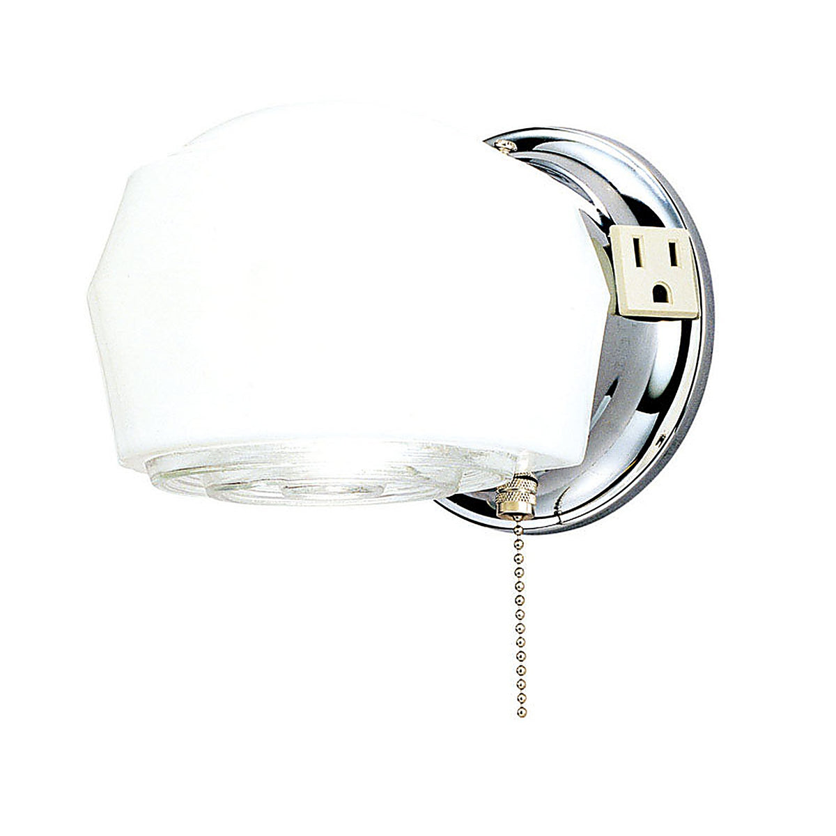 Westinghouse 66402 1-Light Chrome White Wall Sconce