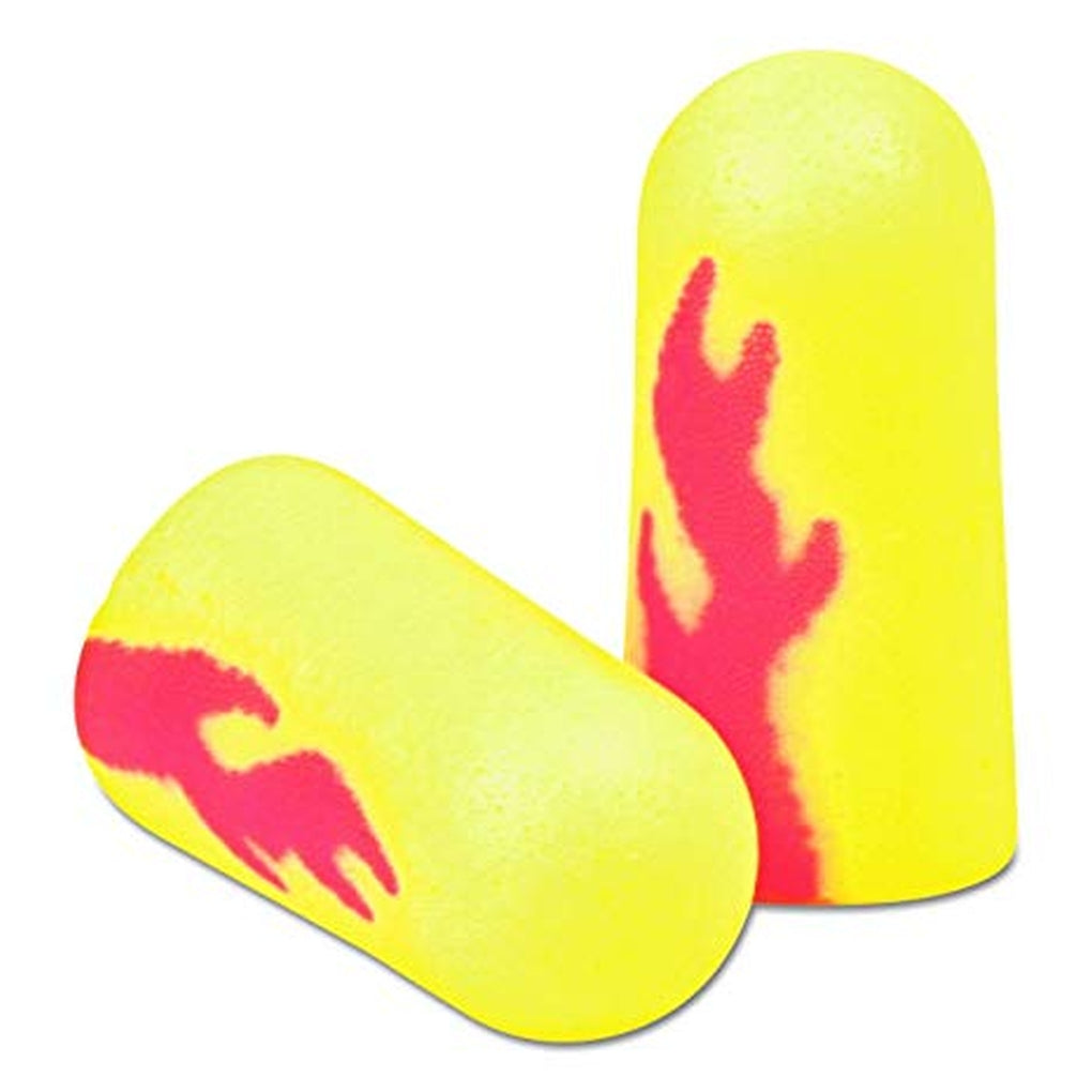 3M 312-1252 E-A-Rsoft Yellow Neon Blasts Earplugs 312-1252, Uncorded, Poly Bag, Regular Size 70071515079