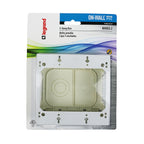 Legrand NMW32 Wiremold Plastic 2 gang Outlet Box White