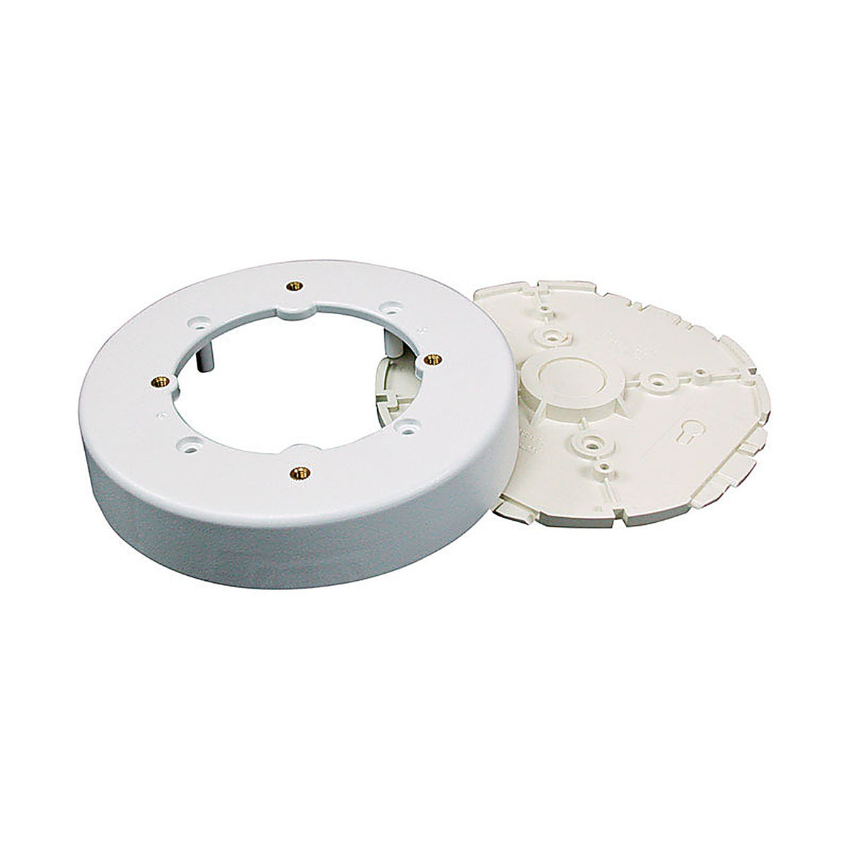 Legrand NMW4 Wiremold 5-1/2 in. Round PVC 1 gang Electrical Box White