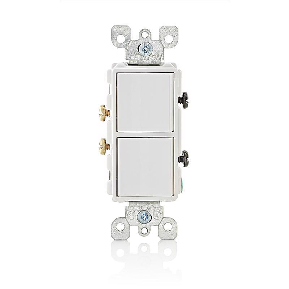 Leviton 05634-0WS 15 amps Single Pole Combination AC Quiet Switch White 1/Pack