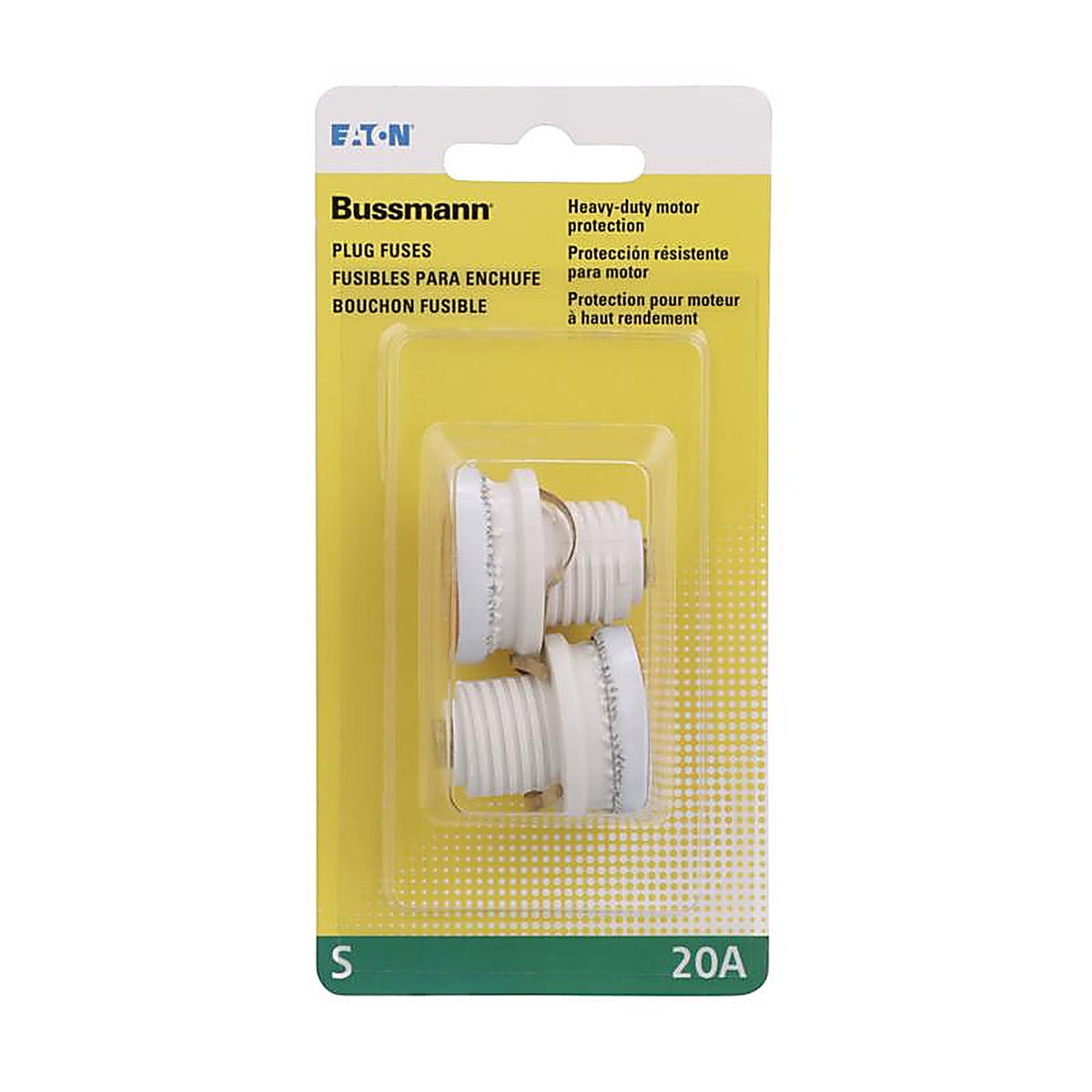 Bussmann BP/S-20 20 amps Plug Fuse 2/Pack