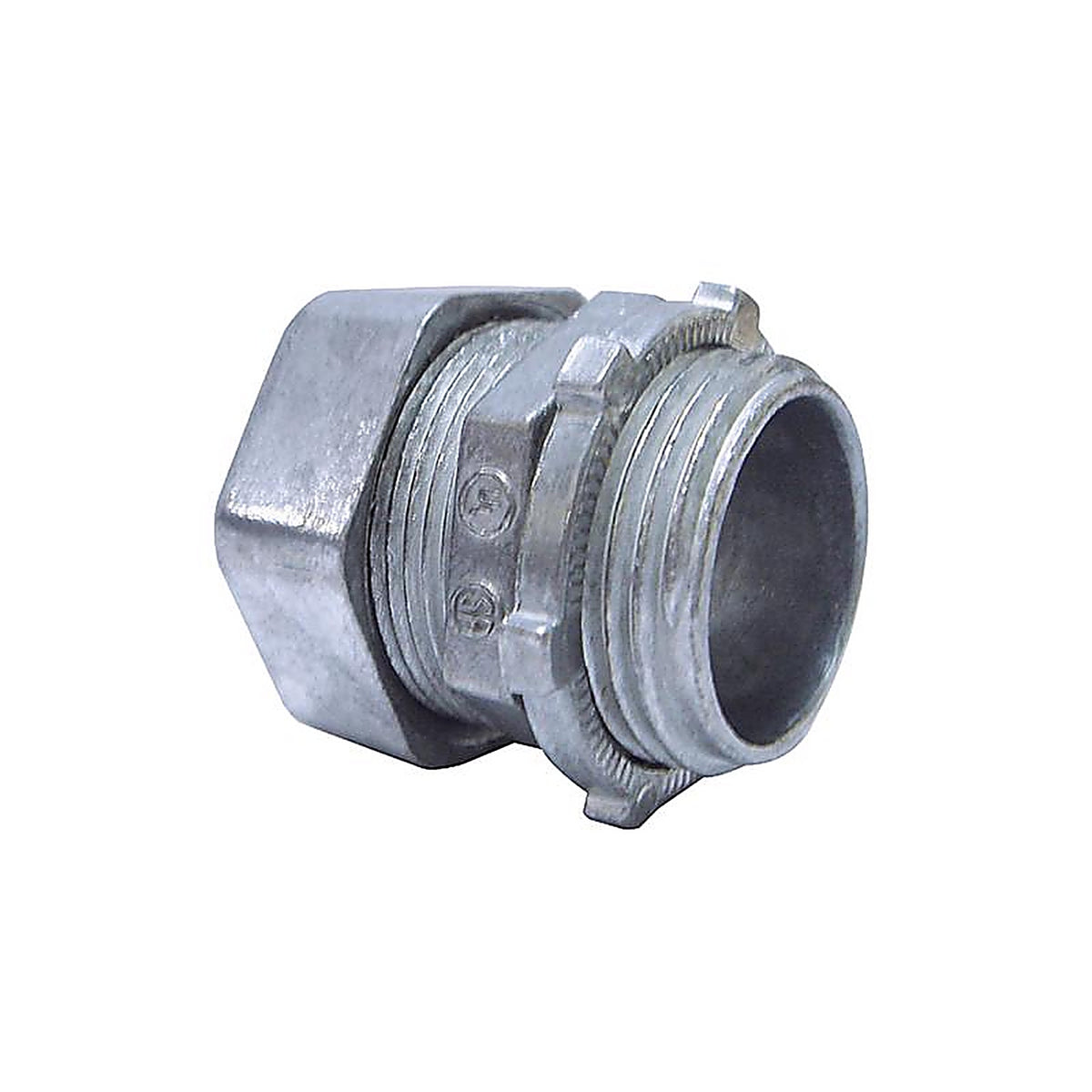 Sigma Electric 49250 ProConnex 1/2 in. Dia. Die-Cast Zinc Compression Connector For EMT 1/Pack