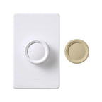 Lutron FS-5FH-DK Single pole Rotary Fan Control Ivory, White 1/Pack