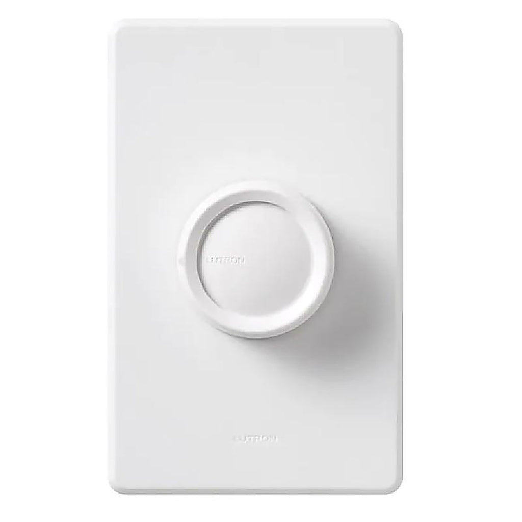 Lutron FS-5FH-DK Single pole Rotary Fan Control Ivory, White 1/Pack