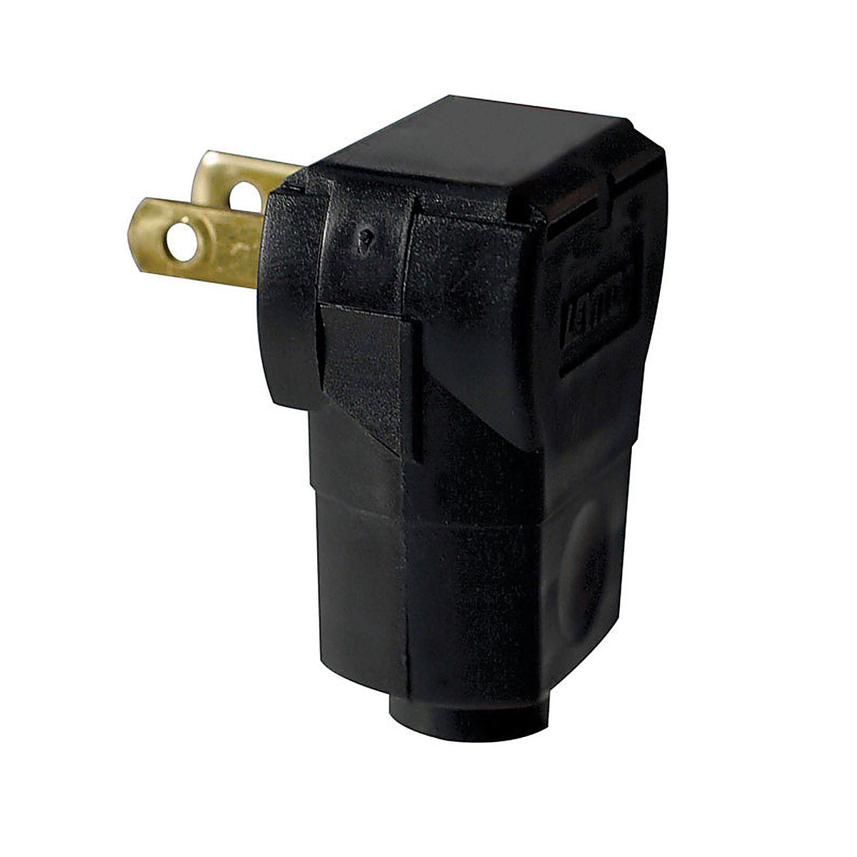 Leviton 101AN-000 Commercial and Residential Vinyl Non-Polarized Plug 1-15P 18-14 AWG 2 Pole 2 Wire Bulk