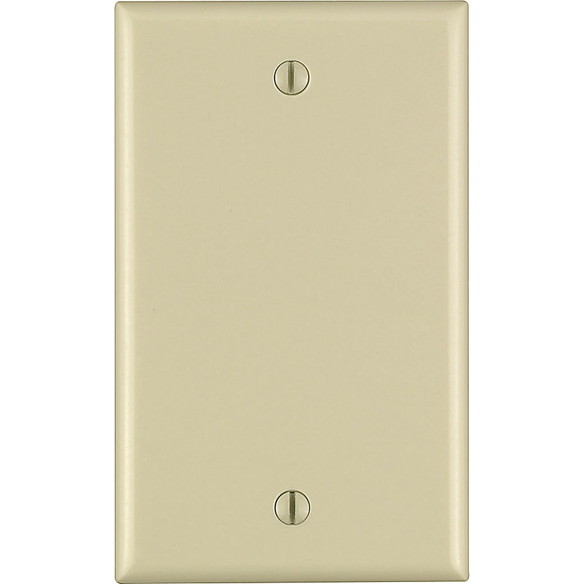 Leviton 86014-000 Ivory 1 gang Thermoset Plastic Blank Wall Plate 1/Pack