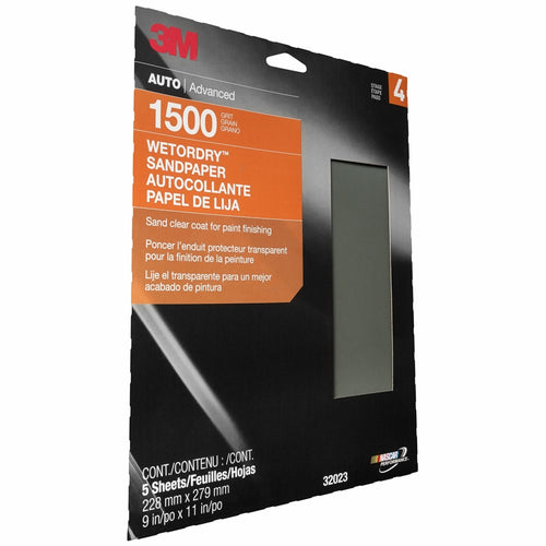 3M 32023 Wetordry Sheet, 1500 grit