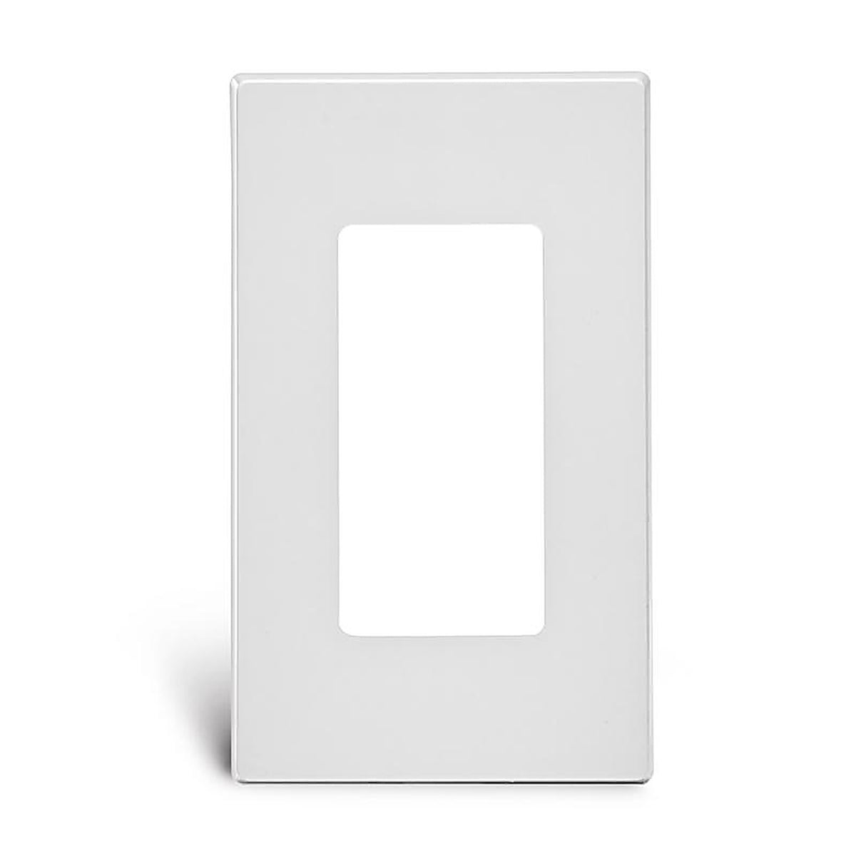 Leviton 80301-W White 1 gang Polycarbonate Rocker Wall Plate 1/Pack