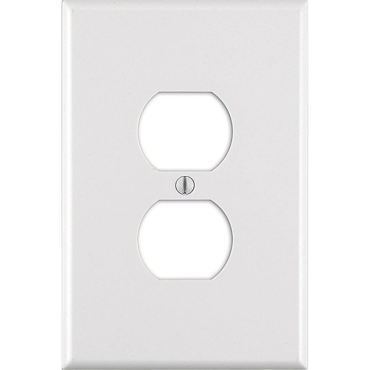 Leviton 88103-000 White 1 gang Thermoset Plastic Duplex Outlet Wall Plate 1/Pack