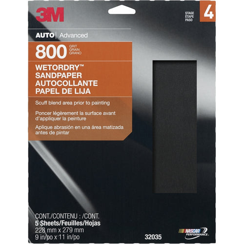 3M 32035 Wetordry Sheet, P800 Grit