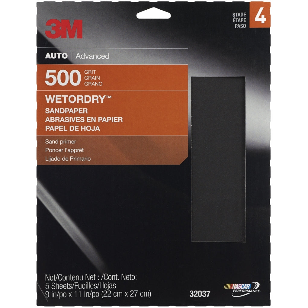 3M 32037 Wetordry Sheet, P500 Grit