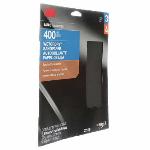3M 32038 Wetordry Sheet, P400 Grit
