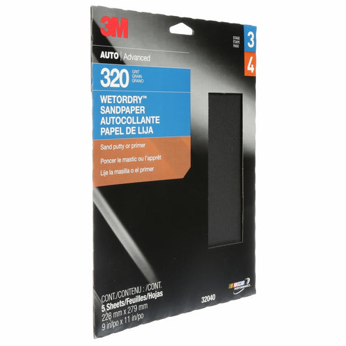 3M 32040 Wetordry Sheet, P320 Grit