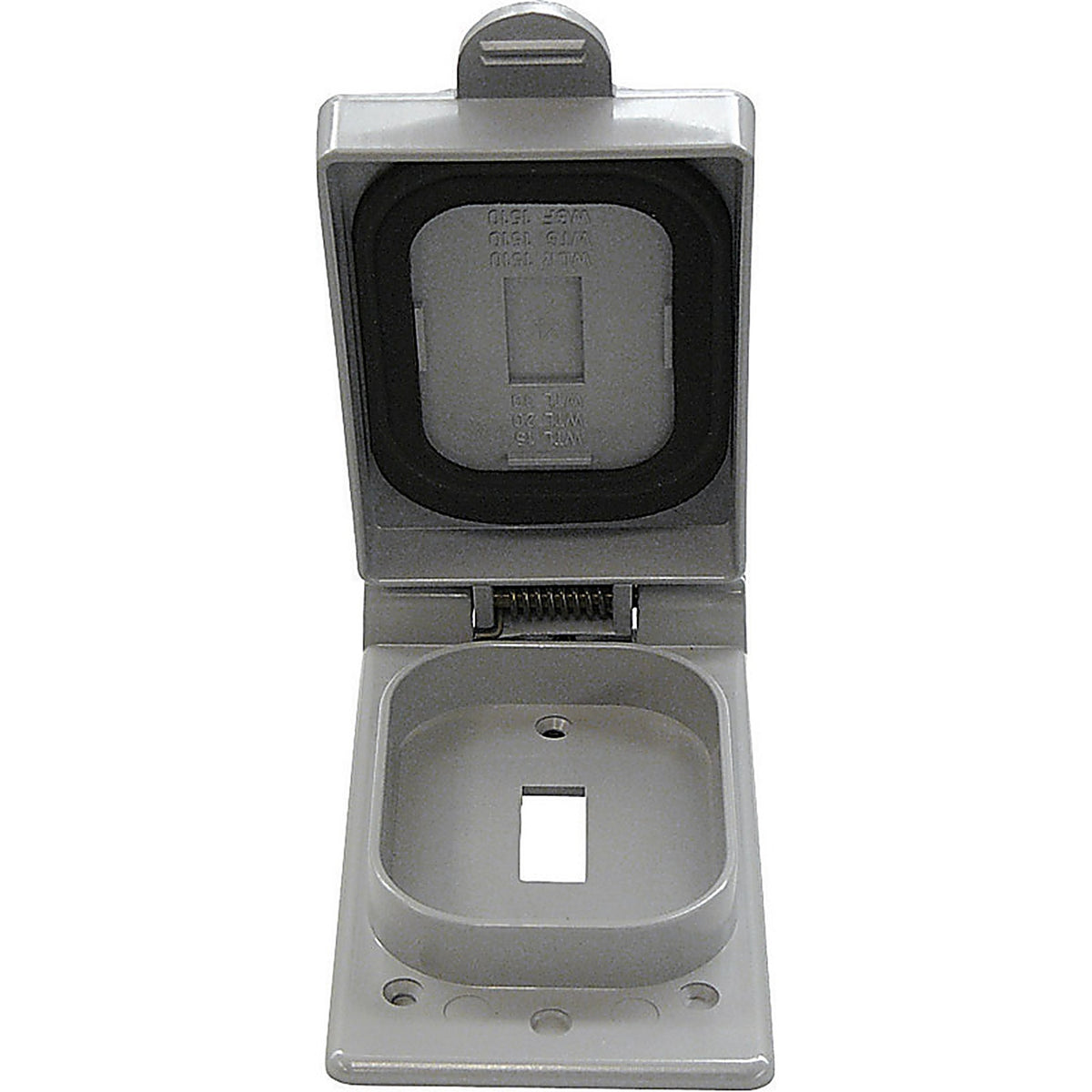Cantex 5133361B Rectangle PVC 1 gang Toggle Cover For Single Gang FS Type Box