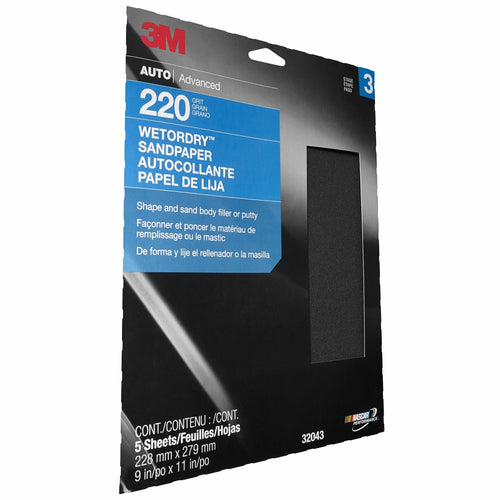 3M 32043 Wetordry Sheet, P220 Grit