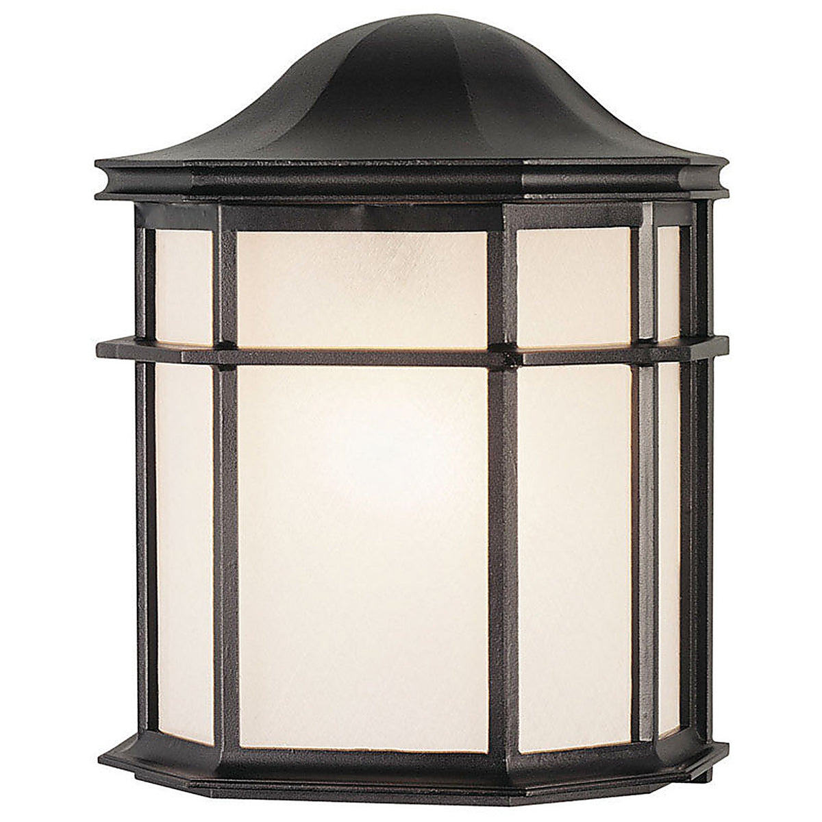Westinghouse 66898 Textured Black Switch Incandescent Wall Lantern