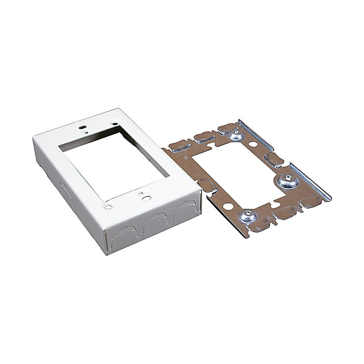 Legrand B-5 Wiremold 1 in. Rectangle Metal 1 gang Extension Starter Box Ivory