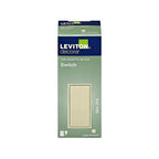 Leviton 05601-2TS Decora 15 amps Single Pole Rocker AC Quiet Switch Light Almond 1/Pack