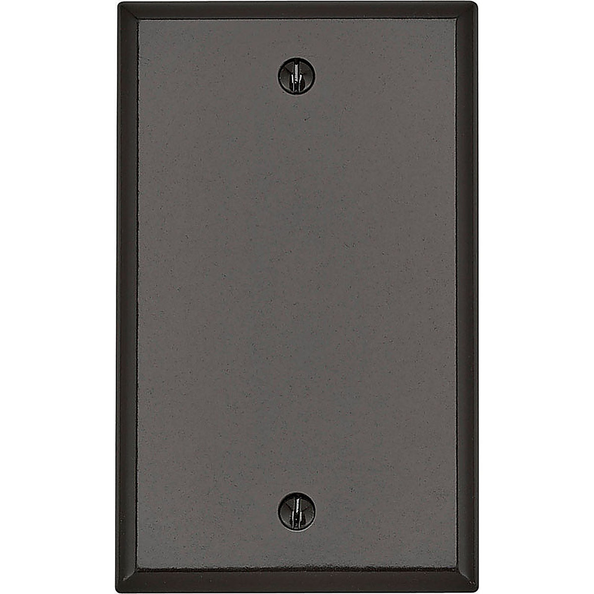 Leviton 85014-000 Brown 1 gang Thermoset Plastic Blank Wall Plate 1/Pack