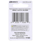 Dorcy 41-1660 2D Krypton Flashlight Bulb 2.4 volt Bayonet Base