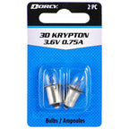 Dorcy 41-1661 3D Krypton Flashlight Bulb 3.6 volt Bayonet Base