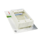 Legrand NM2 Wiremold 1.6 in. Rectangle Plastic 1 gang Outlet Box Ivory