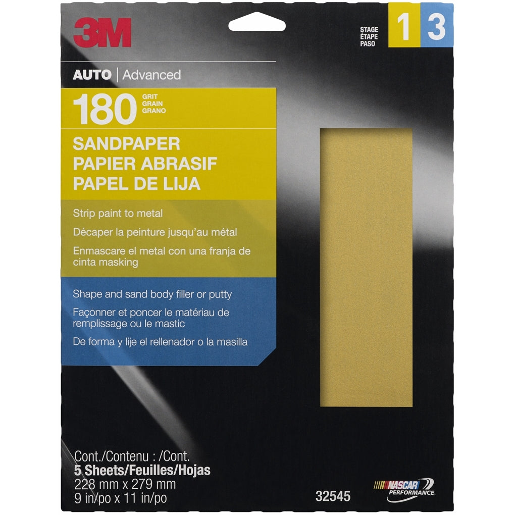 3M 32545 Sandpaper, 180 grit