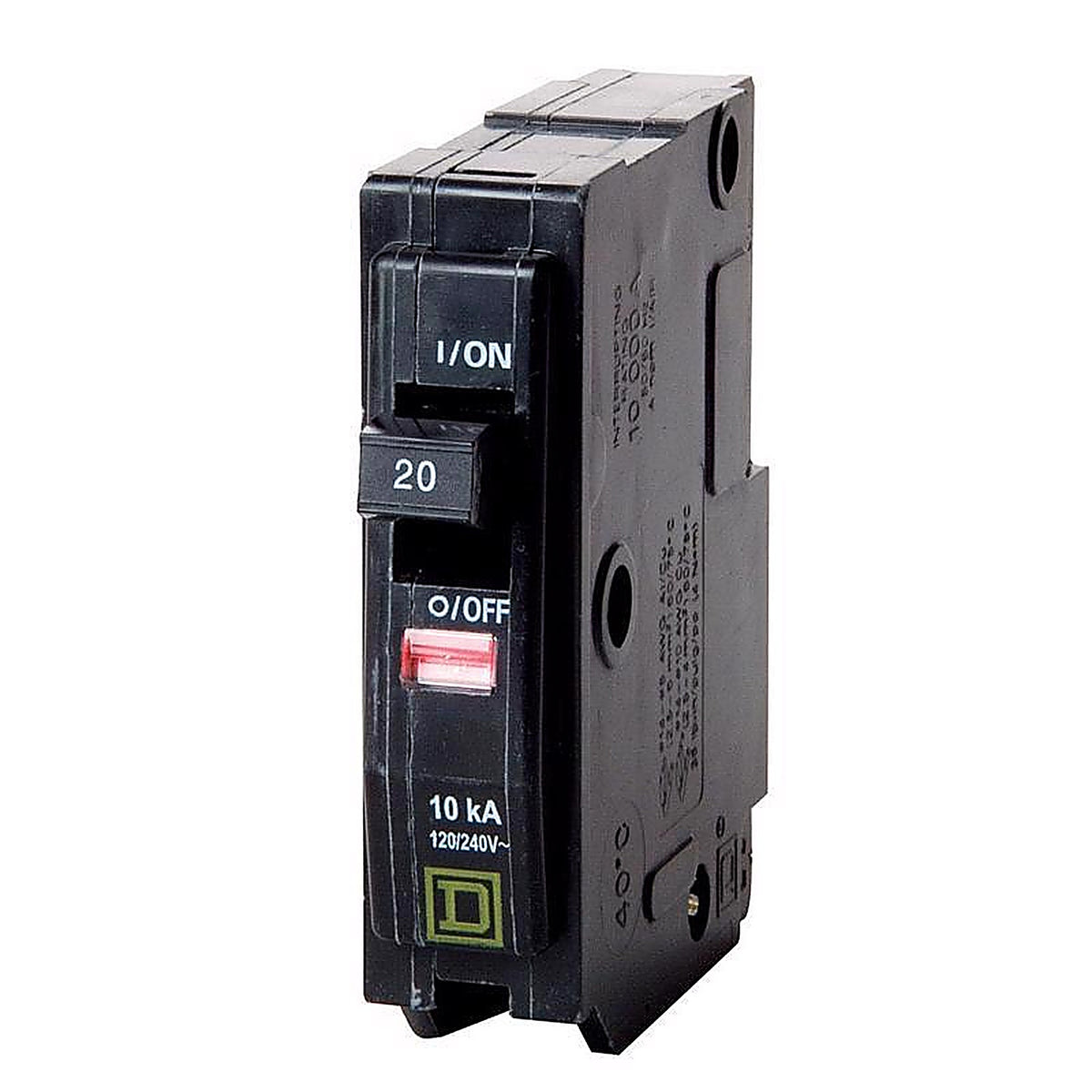 Square D QO120CP QO 20 amps Plug In Single Pole Circuit Breaker