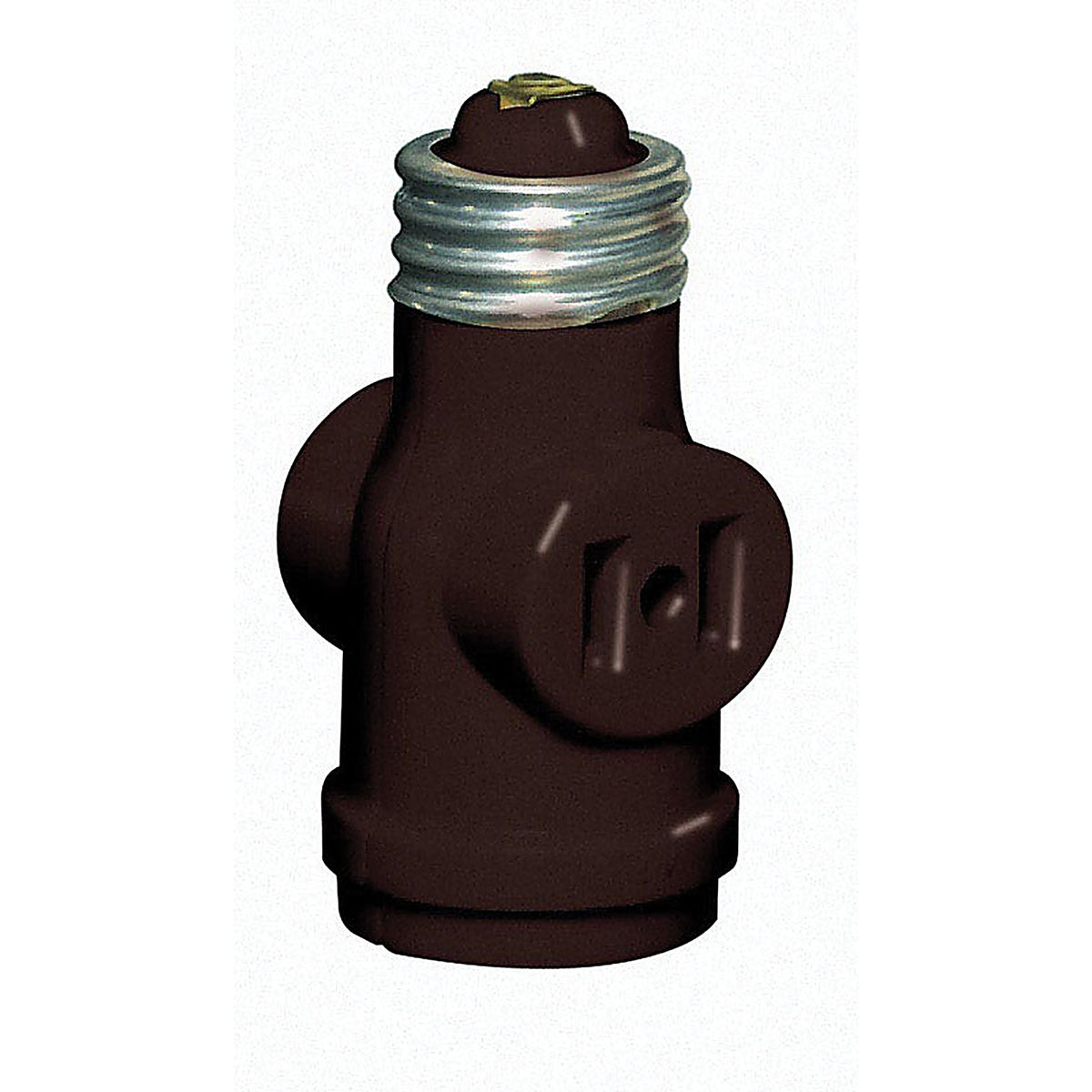 Leviton C20-01403-000 Plastic Medium Base Socket Adapter 1/Pack