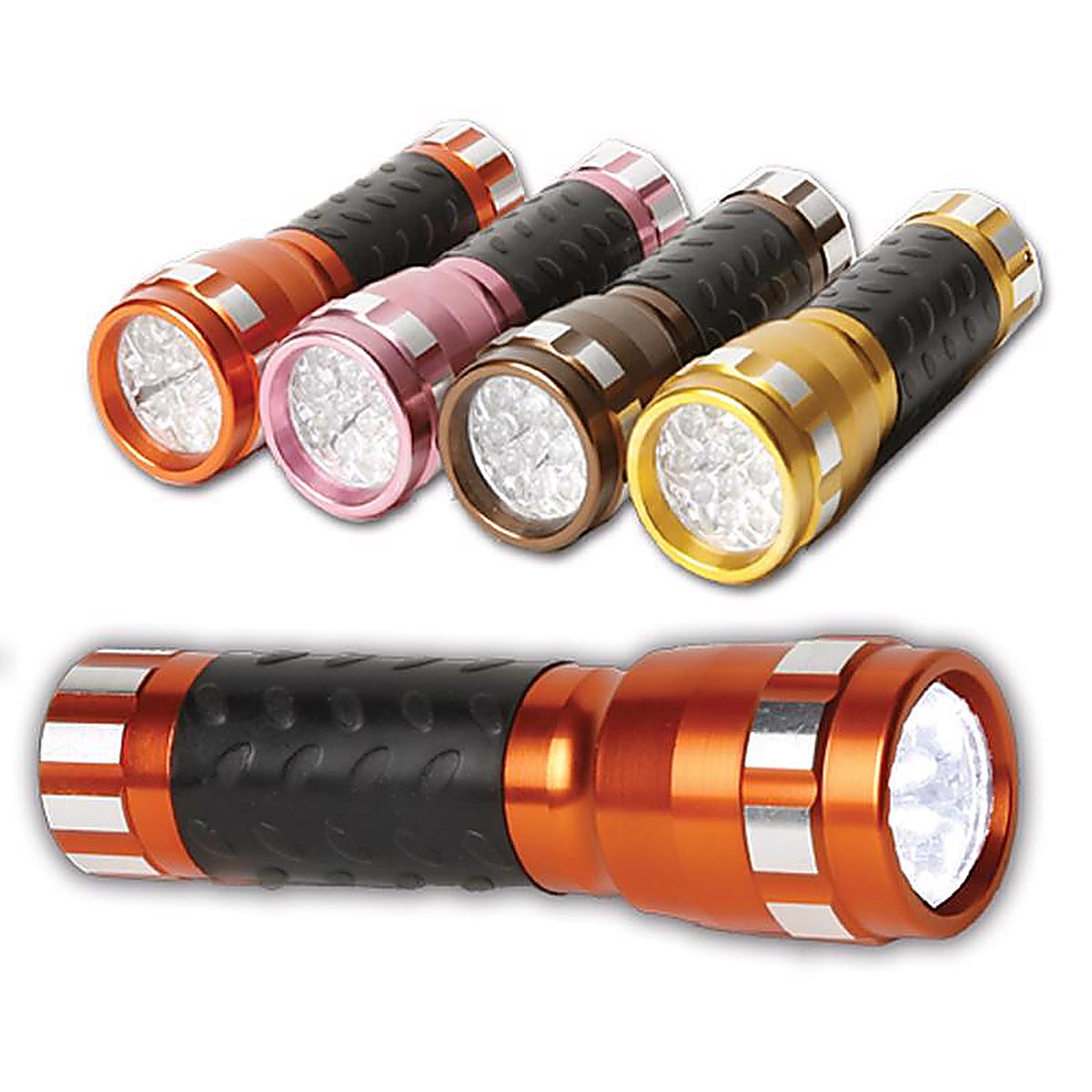 Blazing LEDz 302502 14 LED 85 lumens Assorted LED Flashlight AAA Battery