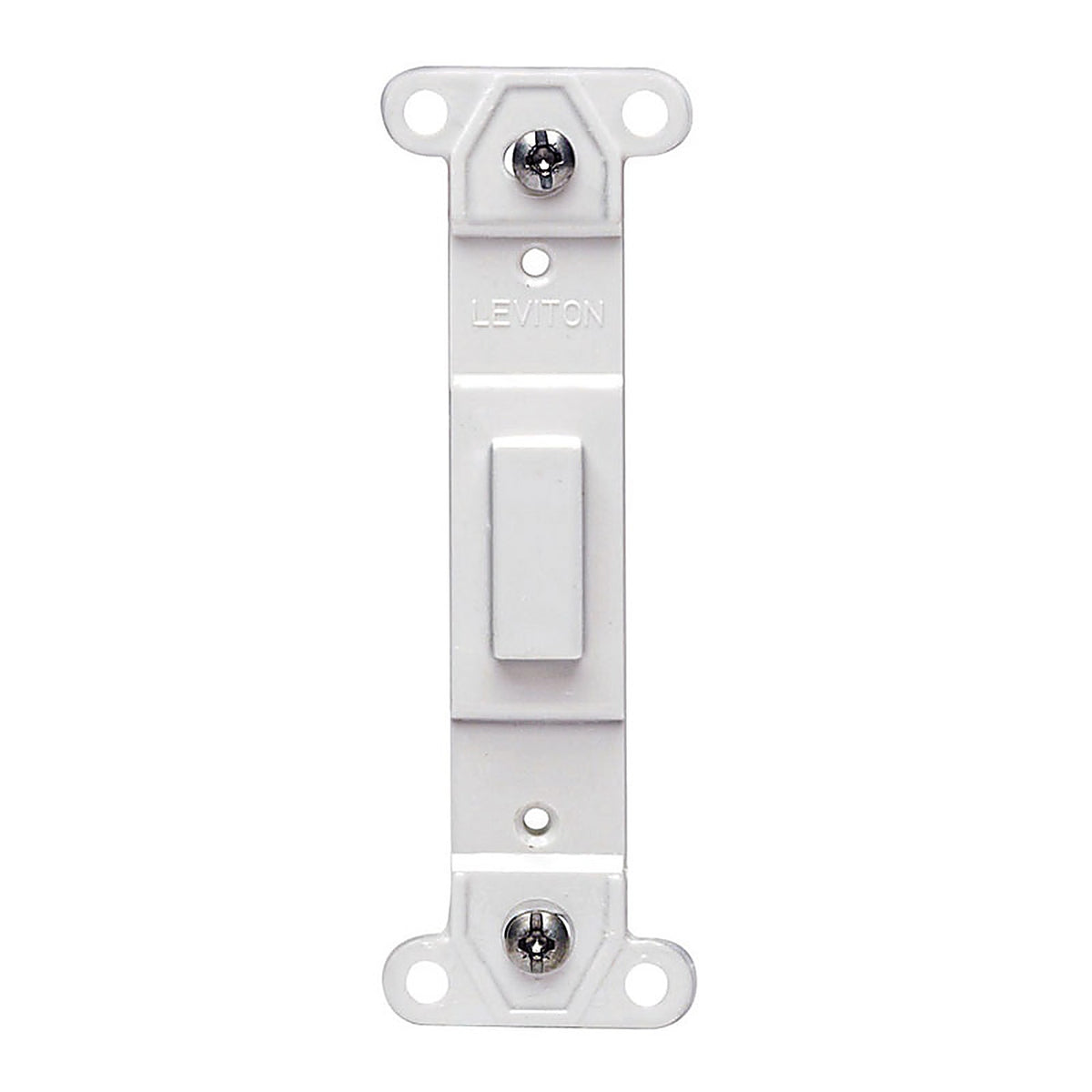 Leviton 80700-00W White 1 gang Plastic Blank Wall Plate 1/Pack