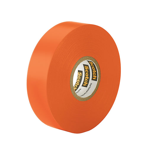 3M 10869-DL-5 Scotch 3/4 in. W x 66 ft. L Orange Vinyl Electrical Tape