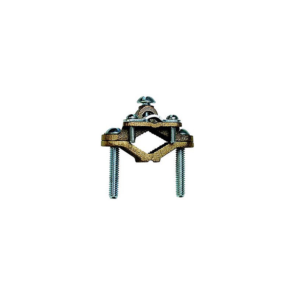 Sigma Electric 41409 ProConnex 1/2 1, 1/2 1 in. Copper Alloy Ground Clamp for Armored Wire 1/Pack