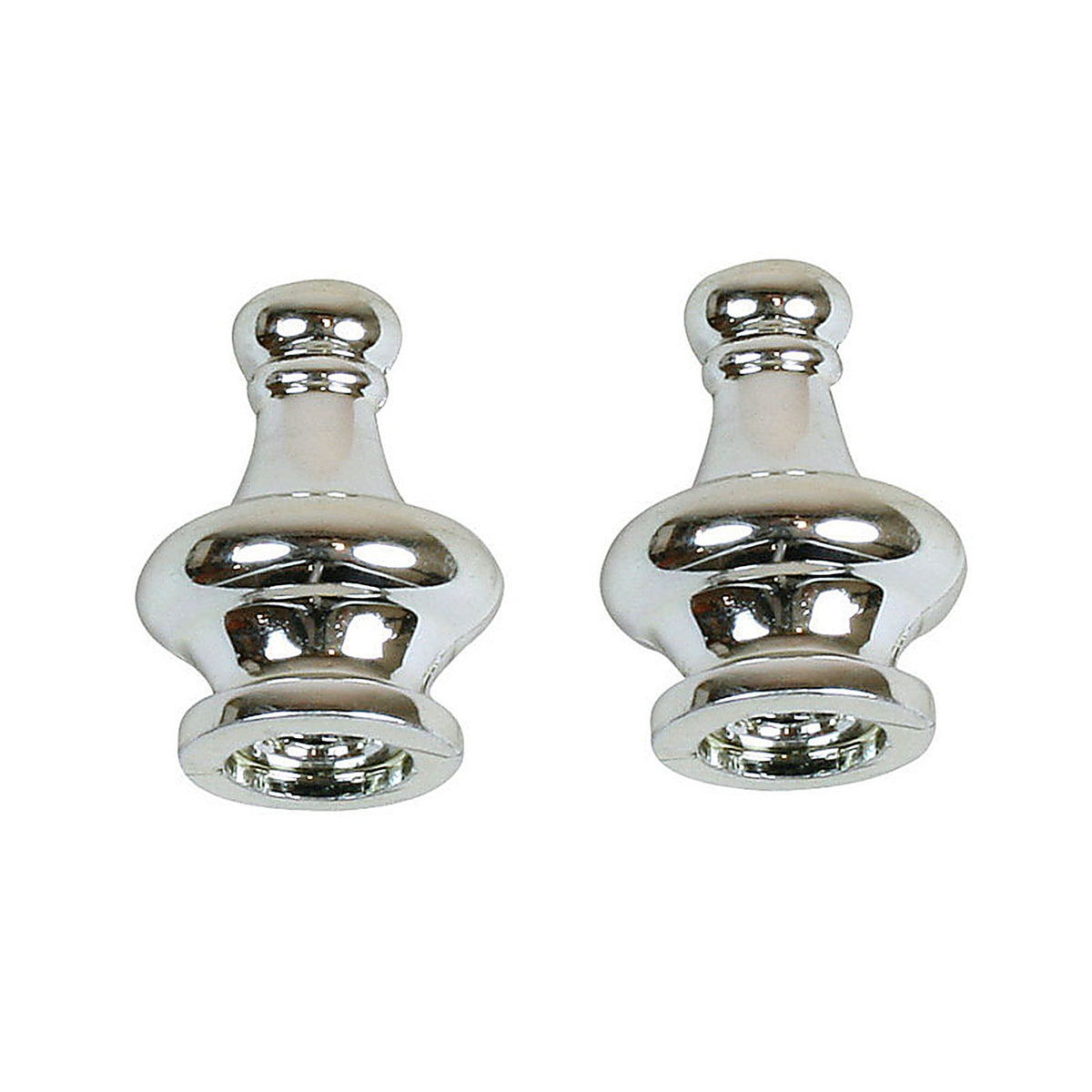 Jandorf 60103 FINIAL 1-1/4" NICKEL PK2