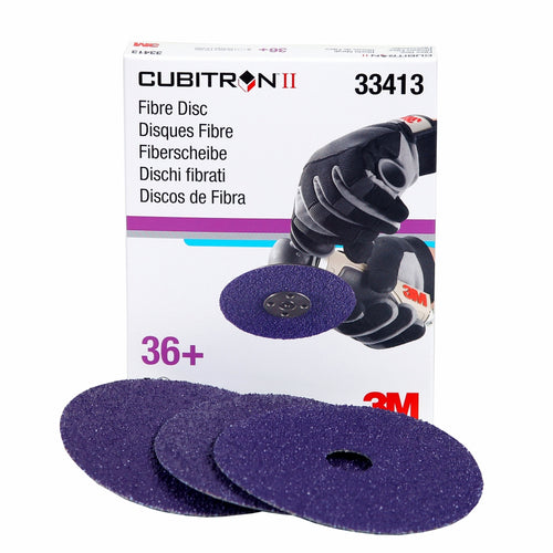 3M 33413 Cubitron II Abrasive Fibre Disc, 33413, 5 in x 7/8 in, 36+, 5 discs per box 60455081947
