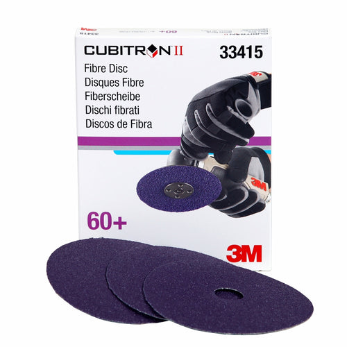 3M 33415 Cubitron II Abrasive Fibre Disc, 33415, 5 in x 7/8 in, 60+, 5 discs per box 60455081913