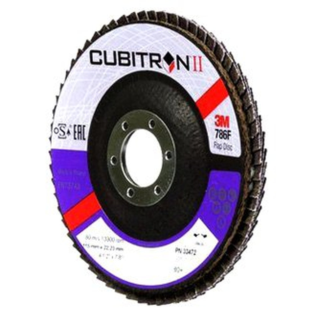 3M 33472 Cubitron II Flap Disc 80+ 4.5 X 7/8"