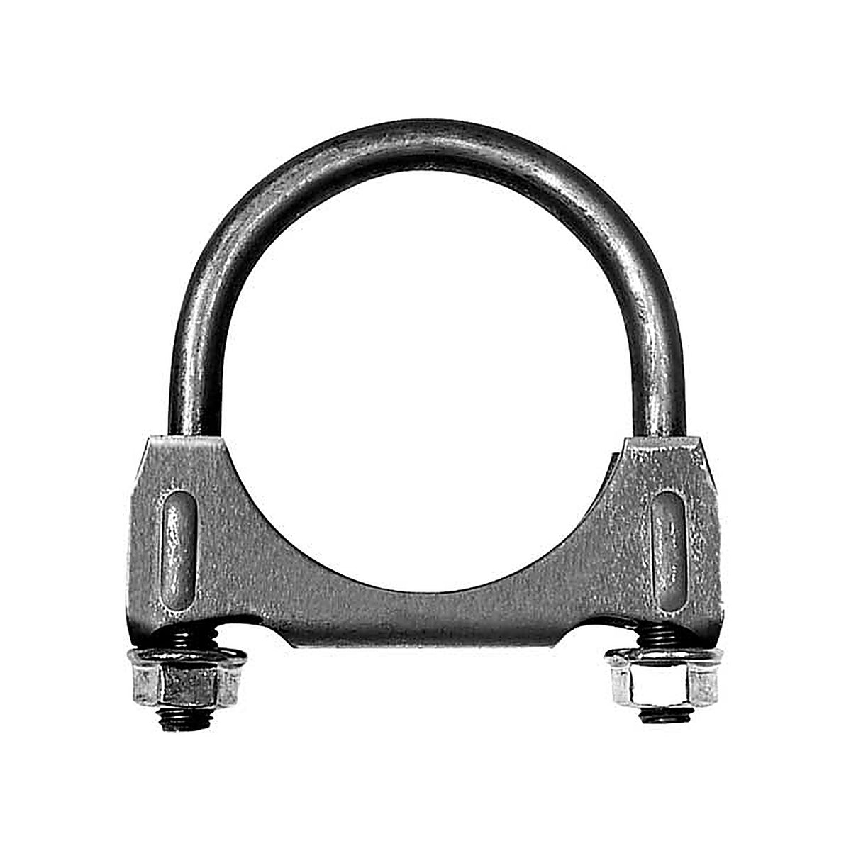 AP Exhaust Products - 339889 - Clamp - Slotted HD 2 1/4in, 3/8in U-Bolt w/FLange Nut