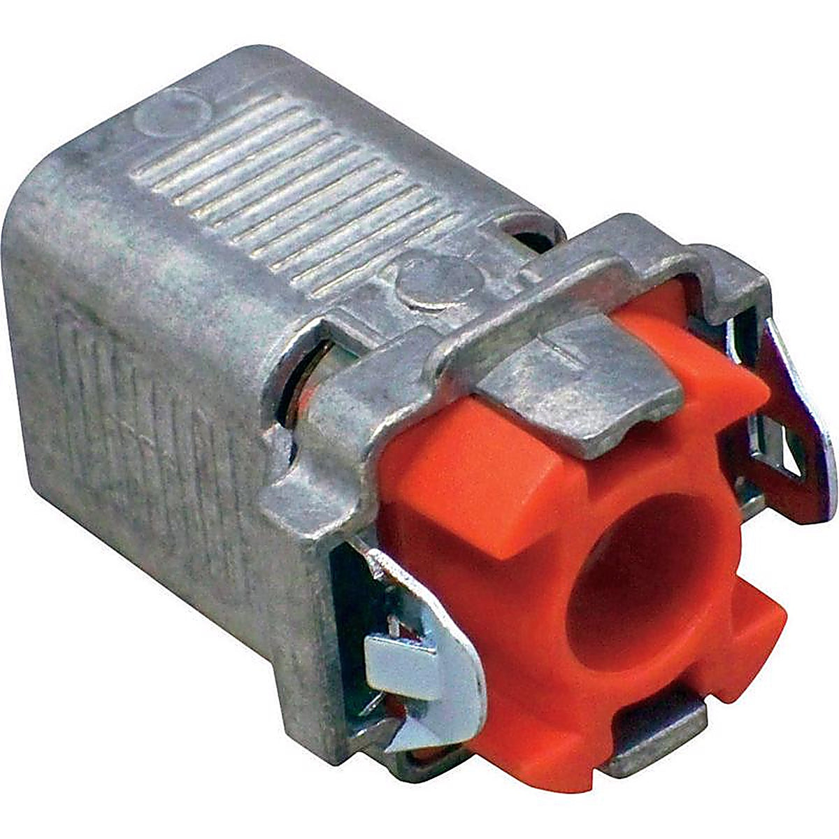 Sigma Electric 45505 ProConnex 3/8 in. Dia. Die-Cast Zinc Double Snap Lock Connector For AC, MC and FMC/RWFMC