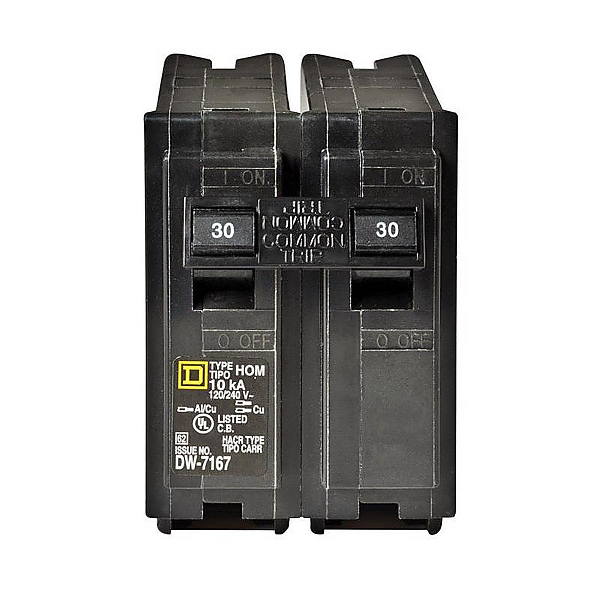 Square D HOM230CP HomeLine 30 amps Surge 2-Pole Circuit Breaker