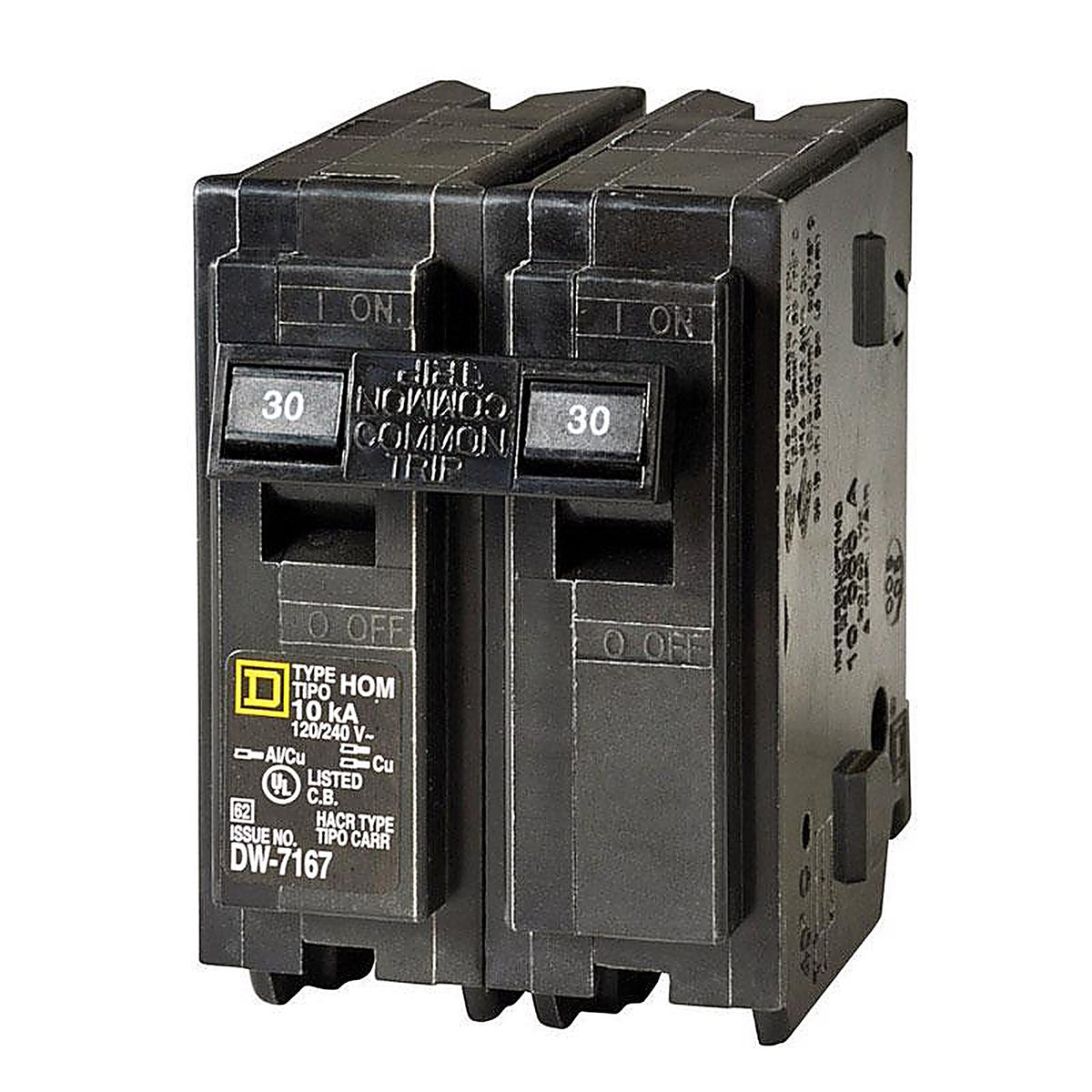 Square D HOM230CP HomeLine 30 amps Surge 2-Pole Circuit Breaker
