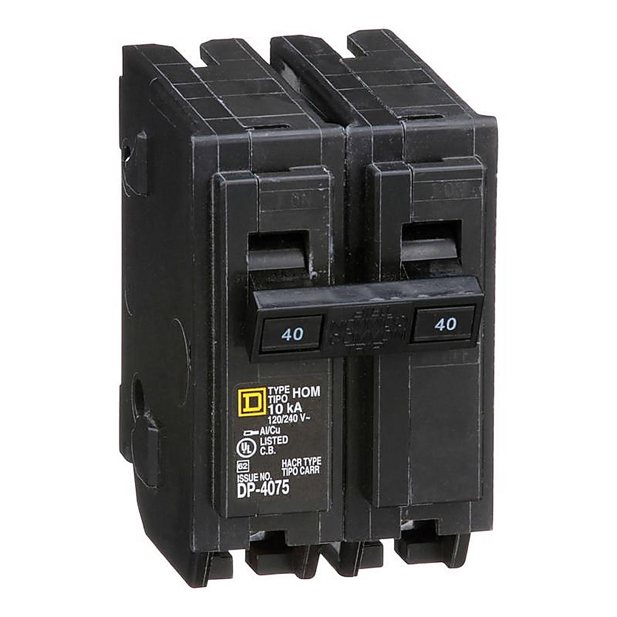 Square D HOM240CP HomeLine 40 amps Surge 2-Pole Circuit Breaker