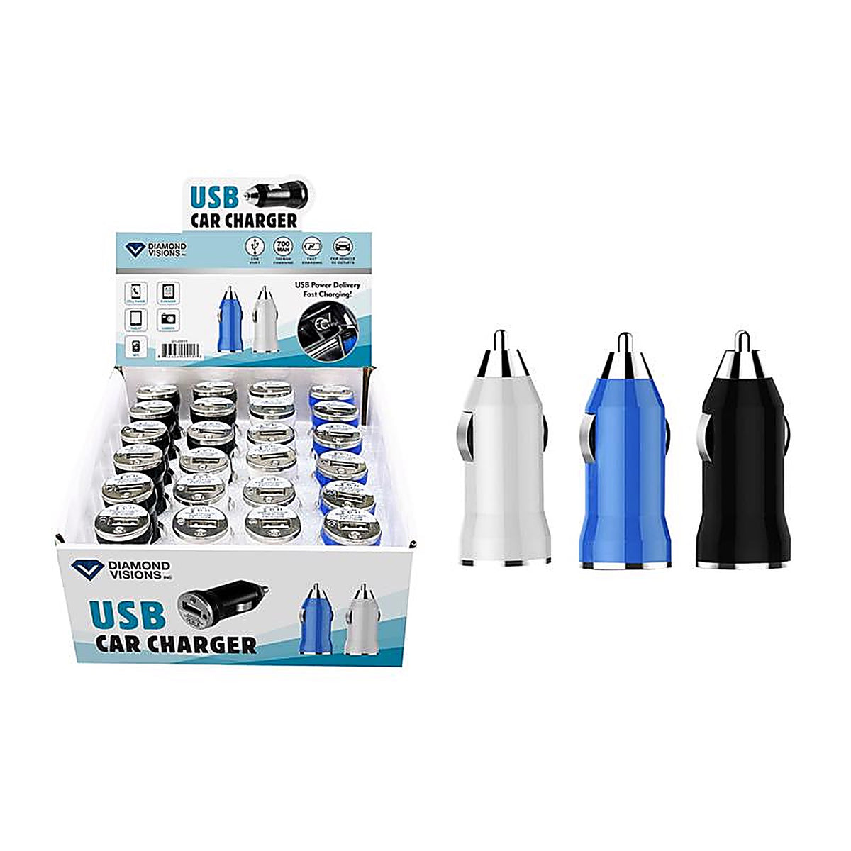 Diamond Visions 01-0915 USB Car Charger