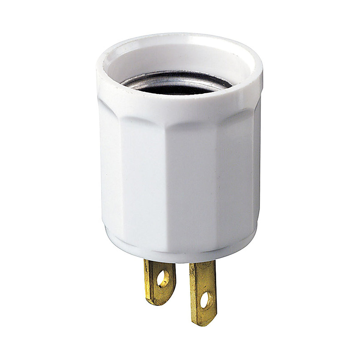 Leviton 00061-00W Polarized 1 outlets Adapter 1/Pack