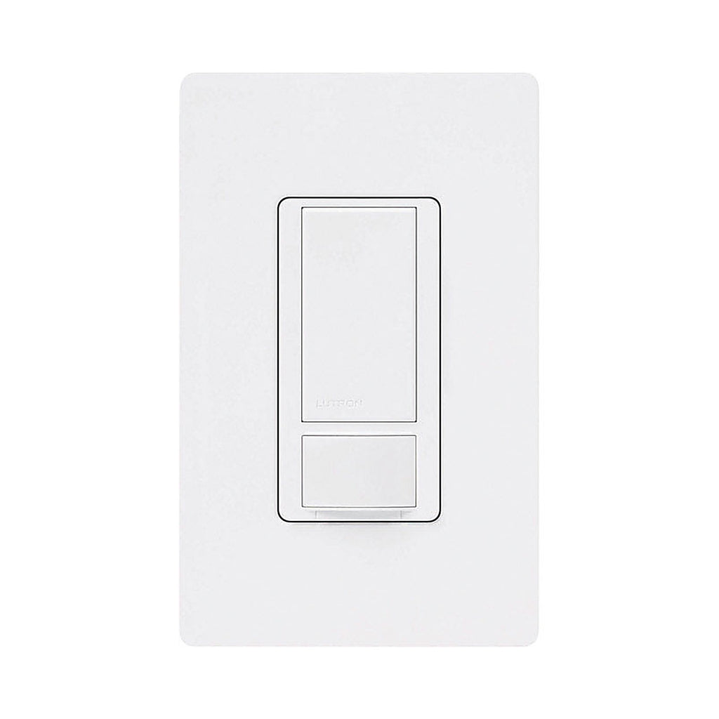 Lutron MS-OPS5MH-WH Maestro Occupancy Single pole Motion Sensor Triple Combination Switch White 1/Pack